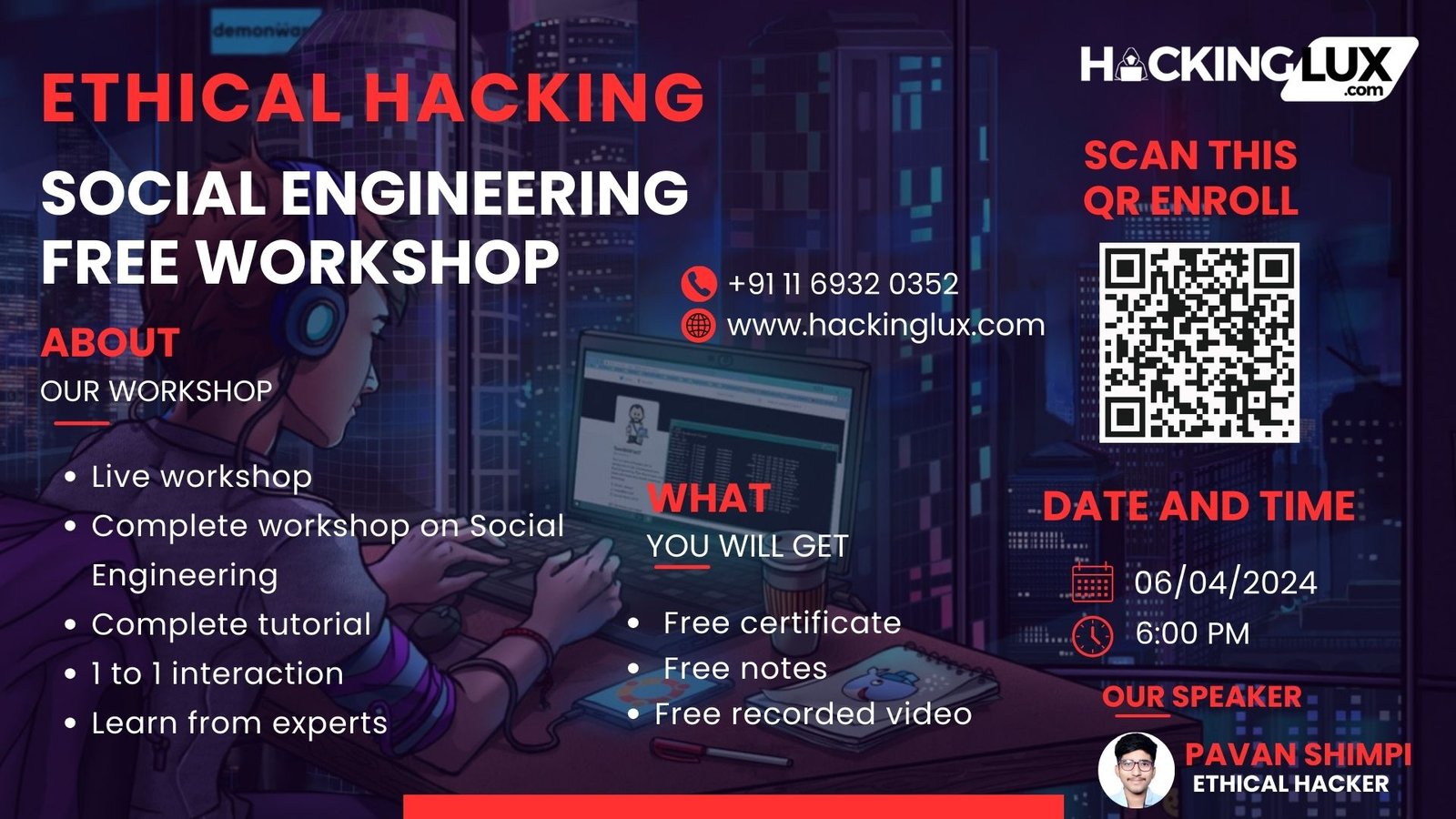 Free Ethical Hacking Workshop : Social Engineering